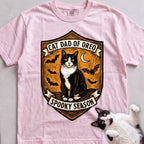 Personalized Spooky Cat Dad T-Shirt - Blossom