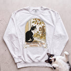 Personalized Squirrel TV Cat Sweatshirt - White