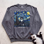 Personalized Starry Night Cat Sweatshirt - Pepper