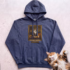 Personalized Still Life With Your Cat Hoodie - True Navy
