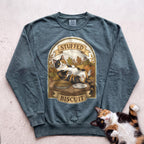 Personalized Stuffed Cat Sweatshirt - Blue Spruce