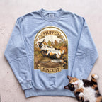 Personalized Stuffed Cat Sweatshirt - Chambray