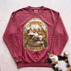 Personalized Stuffed Cat Sweatshirt - Crimson