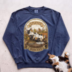 Personalized Stuffed Cat Sweatshirt - True Navy