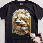 Personalized Stuffed Cat T-Shirt - Black