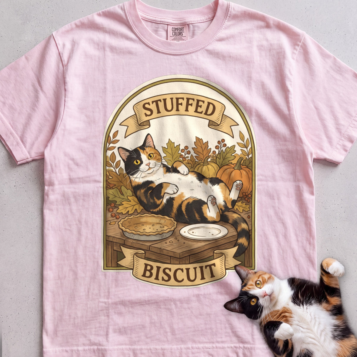 Personalized Stuffed Cat T-Shirt - Blossom