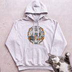 Personalized Thanksgiving Plans: Nap Cat Hoodie - White