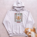Personalized Ugly Sweater Portrait Cat Hoodie - White