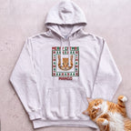 Personalized Ugly Sweater Portrait Cat Hoodie - White