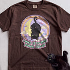 Personalized Upside Down Today Cat T-Shirt - Espresso