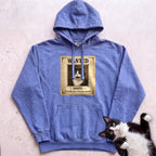Personalized Wanted Cat Hoodie - Flo Blue