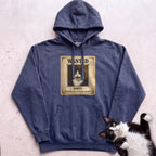 Personalized Wanted Cat Hoodie - True Navy