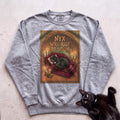 Personalized Will Rise at Noon Cat Sweatshirt - Grey