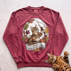 Personalized Wishbone Winner Cat Sweatshirt - Crimson