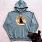 Personalized Witch Mom Cat Hoodie - Seafoam