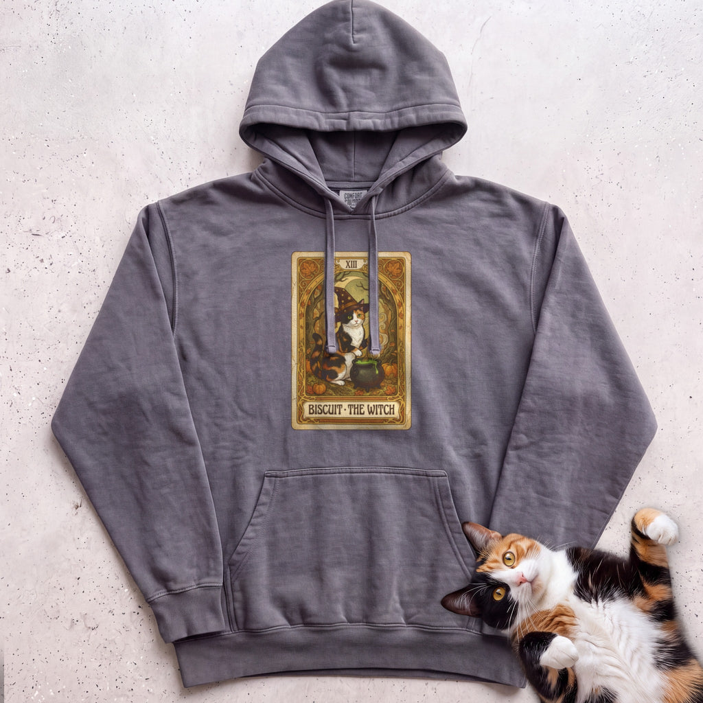 Personalized Witch Tarot Cat Hoodie - Pepper