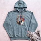 Personalized World Haunt Tour Cat Hoodie - Seafoam