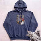 Personalized World Haunt Tour Cat Hoodie - True Navy