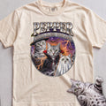 Personalized World Haunt Tour Cat T-Shirt - Ivory