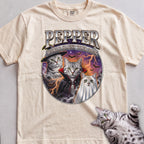 Personalized World Haunt Tour Cat T-Shirt - Ivory