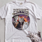 Personalized World Haunt Tour Cat T-Shirt - White