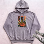 Ramen Cat Hoodie - Grey