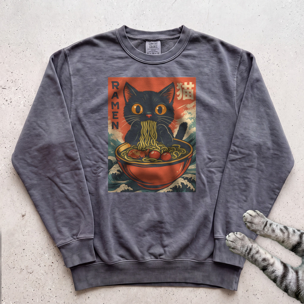 Ramen Cat Sweatshirt - Pepper
