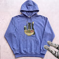 Ramen Date Cat Hoodie - Flo Blue