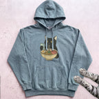 Ramen Date Cat Hoodie - Seafoam