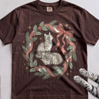 Ribbon & Pine Kittens T-Shirt - Espresso