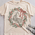 Ribbon & Pine Kittens T-Shirt - Ivory