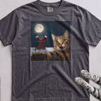 Santa Got Stuck Cat T-Shirt - Pepper