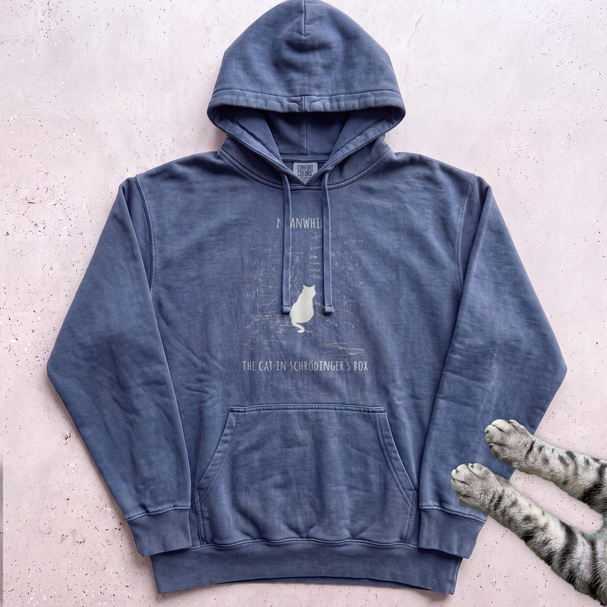 Schrödinger’s Cat Hoodie - Denim