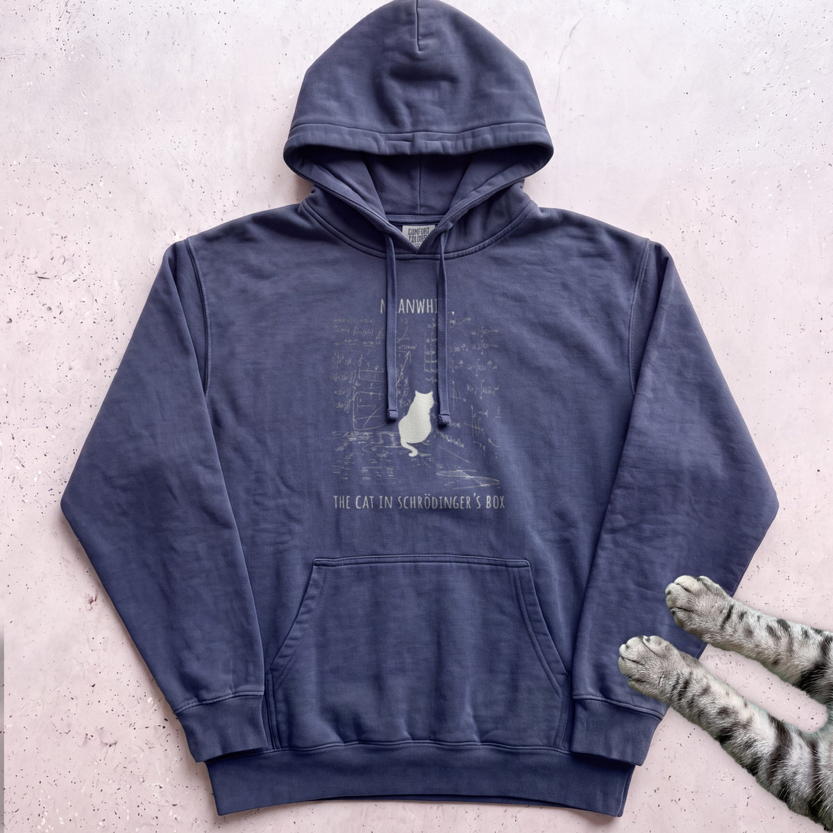 Schrödinger’s Cat Hoodie - True Navy
