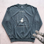 Schrödinger’s Cat Sweatshirt - Blue Spruce