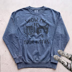Show Me Your Kitties Sweatshirt - Blue Jean