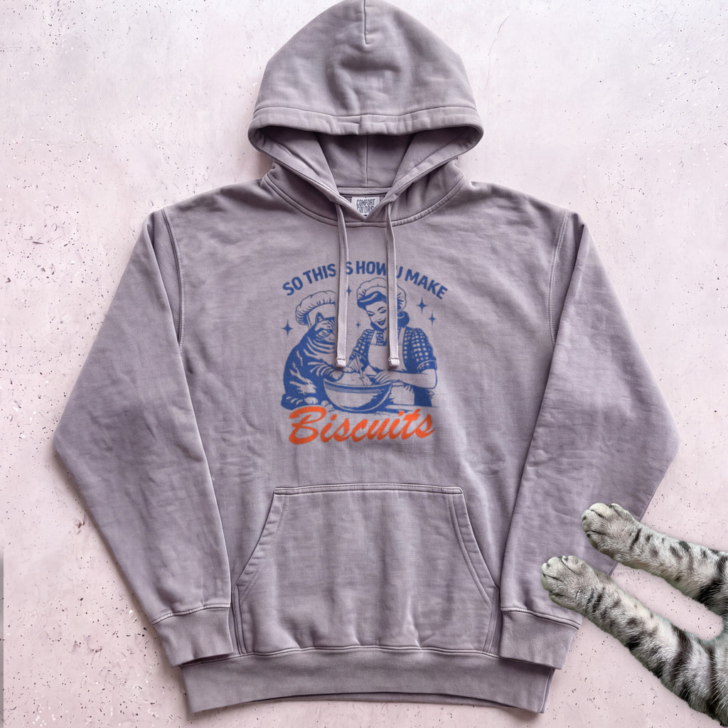 So This Is How U Make Biscuits Hoodie - Grey