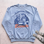 So This Is How U Make Biscuits Sweatshirt - Chambray