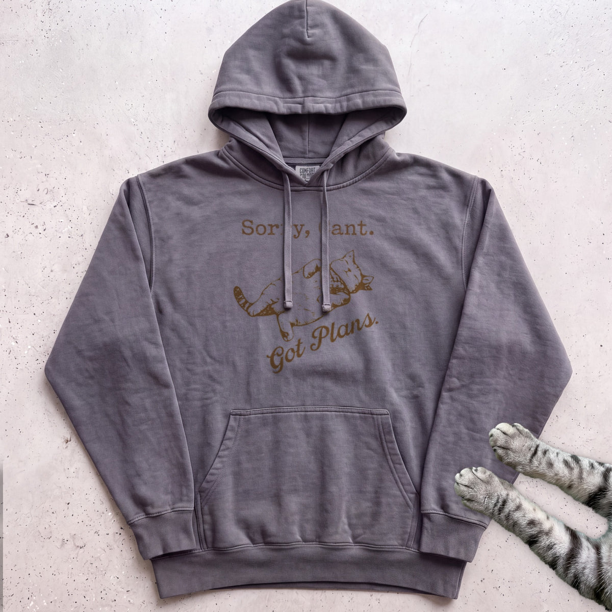 Sorry, Can't. Got Plans Hoodie - Pepper