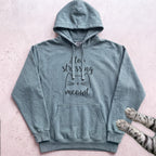Stop Stressing Meowt Cat Hoodie - Seafoam