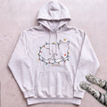 String Light Loaf Cat Hoodie - White