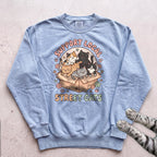 Support Local Street Cats Box Crew Sweatshirt - Chambray