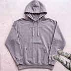 Support Local Street Cats Line Art Hoodie - Grey