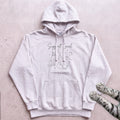 Support Local Street Cats Line Art Hoodie - White