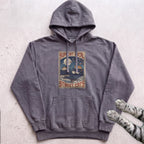 Support Local Street Cats Rooftop Print Hoodie - Pepper