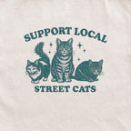 Support Local Street Cats Tote Bag - print detail