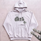 Support The Locals Cat Hoodie - White
