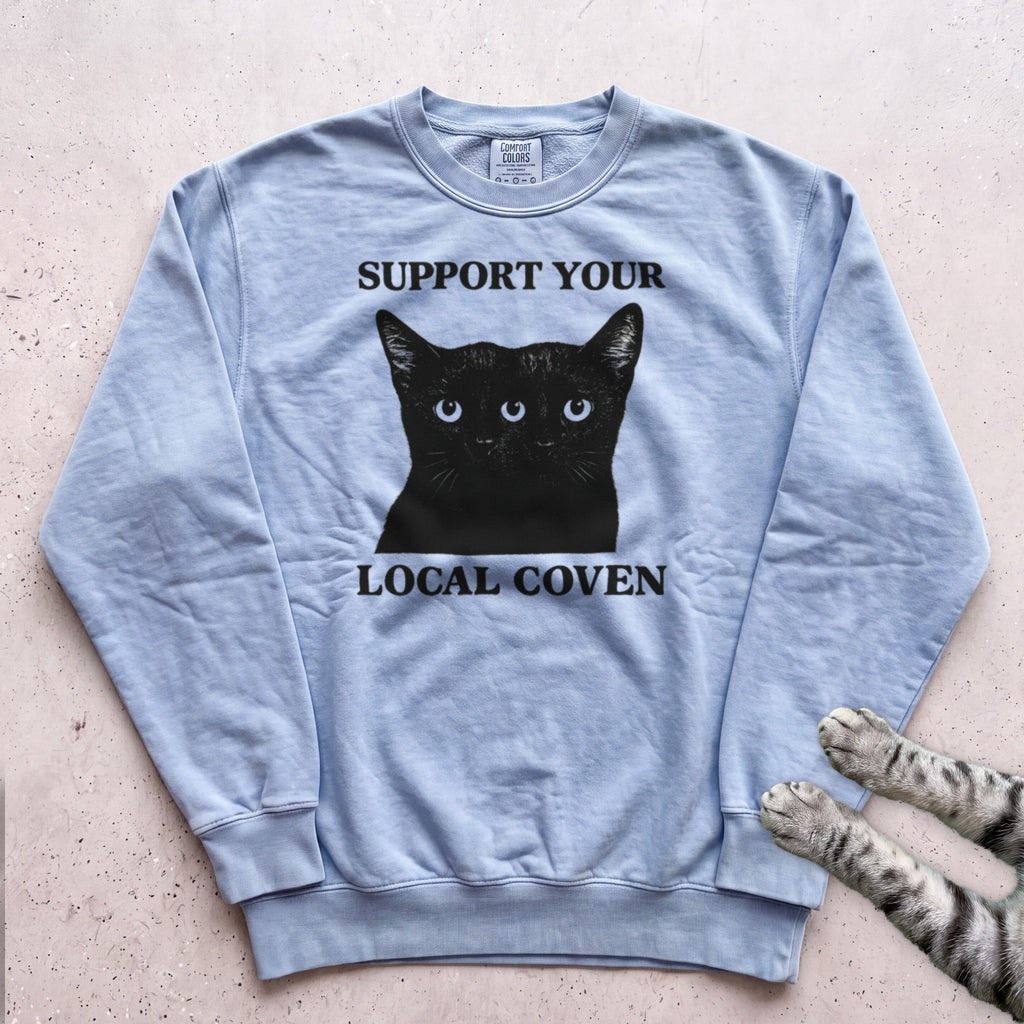 Support Your Local Coven Sweatshirt - Chambray