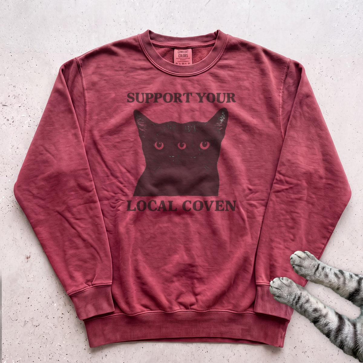 Support Your Local Coven Sweatshirt - Crimson