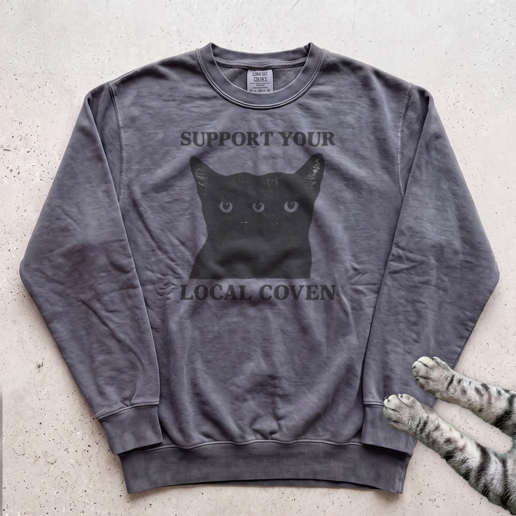 Support Your Local Coven Sweatshirt - Pepper